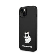 Karl Lagerfeld Karl Lagerfeld Silikonski ovitek NFT Choupette - iPhone 14 Plus (črn)