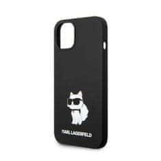 Karl Lagerfeld Karl Lagerfeld Silikonski ovitek NFT Choupette - iPhone 14 Plus (črn)