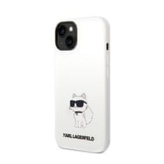 Karl Lagerfeld Karl Lagerfeld Silikonski ovitek NFT Choupette - iPhone 14 Plus (bel)