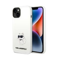 Karl Lagerfeld Karl Lagerfeld Silikonski ovitek NFT Choupette - iPhone 14 Plus (bel)