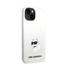 Karl Lagerfeld Karl Lagerfeld Silikonski ovitek NFT Choupette - iPhone 14 Plus (bel)