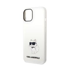 Karl Lagerfeld Karl Lagerfeld Silikonski ovitek NFT Choupette - iPhone 14 Plus (bel)