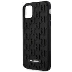 Karl Lagerfeld Karl Lagerfeld Monogram 3D Pattern - Ohišje za iPhone 11 (črno)