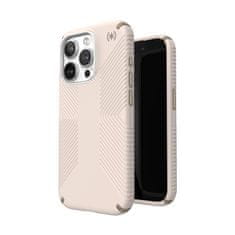 Speck Speck Presidio2 Grip - Ohišje za iPhone 15 Pro (beljena kost / zlata dediščinska zlata / lešnikova rjava)