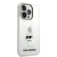 Karl Lagerfeld Karl Lagerfeld IML NFT Choupette - Ohišje za iPhone 14 Pro (prozorno)