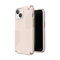 Speck Speck Presidio2 Grip - Ohišje za iPhone 15 / iPhone 14 / iPhone 13 (beljena kost / zlata dediščina / lešnikova rjava)