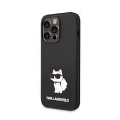 Karl Lagerfeld Karl Lagerfeld Silikonsko ohišje NFT Choupette - iPhone 14 Pro Max (črno)