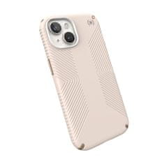 Speck Speck Presidio2 Grip - Ohišje za iPhone 15 / iPhone 14 / iPhone 13 (beljena kost / zlata dediščina / lešnikova rjava)