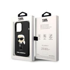 Karl Lagerfeld Karl Lagerfeld Silikonsko ohišje NFT Ikonik - iPhone 14 Pro Max (črno)