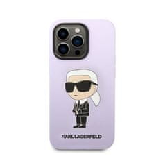 Karl Lagerfeld Karl Lagerfeld Silikonsko ohišje NFT Ikonik - iPhone 14 Pro Max (vijolično)