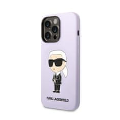 Karl Lagerfeld Karl Lagerfeld Silikonsko ohišje NFT Ikonik - iPhone 14 Pro Max (vijolično)