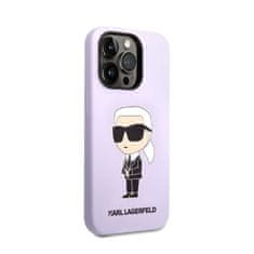 Karl Lagerfeld Karl Lagerfeld Silikonsko ohišje NFT Ikonik - iPhone 14 Pro Max (vijolično)