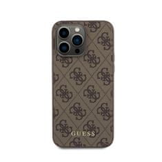 Guess Guess 4G Metal Gold Logo - Ohišje za iPhone 15 Pro Max (rjavo)