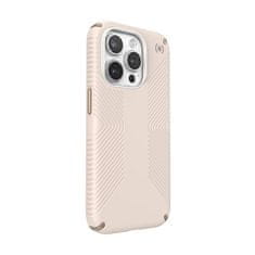 Speck Speck Presidio2 Grip - Ohišje za iPhone 15 Pro (beljena kost / zlata dediščinska zlata / lešnikova rjava)