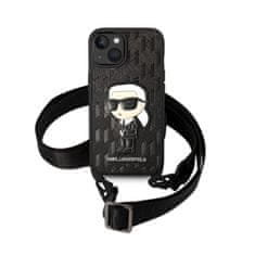 Karl Lagerfeld Karl Lagerfeld NFT Monogram Ikonik Patch - Ohišje za iPhone 14 Plus (črno)