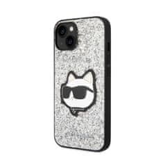 Karl Lagerfeld Karl Lagerfeld NFT Glitter Choupette Patch - ovitek za iPhone 14 (srebrn)