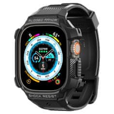 Spigen Spigen Rugged Armor Pro - Trak z ohišjem za Apple Watch Ultra 49 mm (črn)