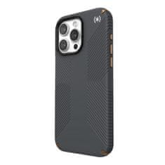 Speck Speck Presidio2 Grip - Ohišje za iPhone 15 Pro Max (ogleno sivo / hladno bronasto / belo)