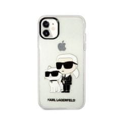 Karl Lagerfeld Karl Lagerfeld IML Glitter NFT Karl &amp; Choupette - etui za iPhone 11 (prozoren)