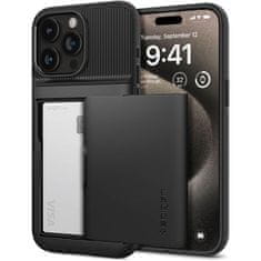 Spigen Spigen Slim Armor CS - Etui do iPhone 15 Pro Max (Czarny)