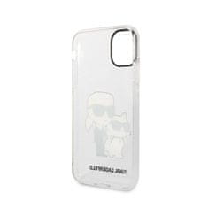 Karl Lagerfeld Karl Lagerfeld IML Glitter NFT Karl &amp; Choupette - etui za iPhone 11 (prozoren)