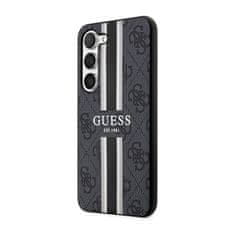 Guess Guess 4G Printed Stripe - Ohišje za Samsung Galaxy S23 (črno)