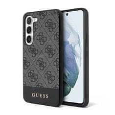 Guess Guess 4G Bottom Stripe Metal Logo Collection - Ohišje za Samsung Galaxy S23+ (črno)