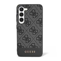 Guess Guess 4G Bottom Stripe Metal Logo Collection - Ohišje za Samsung Galaxy S23+ (črno)