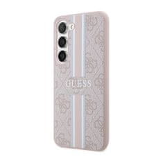 Guess Guess 4G Printed Stripe - Ohišje za Samsung Galaxy S23 (roza)