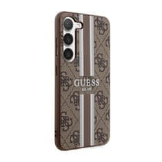 Guess Guess 4G Printed Stripe - Ohišje za Samsung Galaxy S23+ (rjavo)