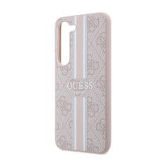 Guess Guess 4G Printed Stripe - Ohišje za Samsung Galaxy S23 (roza)