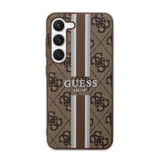 Guess Guess 4G Printed Stripe - Ohišje za Samsung Galaxy S23+ (rjavo)