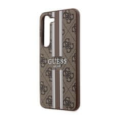 Guess Guess 4G Printed Stripe - Ohišje za Samsung Galaxy S23+ (rjavo)