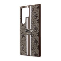 Guess Guess 4G Printed Stripe - Ohišje za Samsung Galaxy S23 Ultra (rjavo)