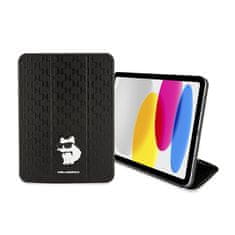 NEW Karl Lagerfeld Folio Magnet Allover Saffiano Monogram NFT Choupette - iPad 10,9" (2022) (Black)