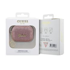 Guess Guess 4G Glitter Flake - Ovitek za AirPods Pro 2 (roza)