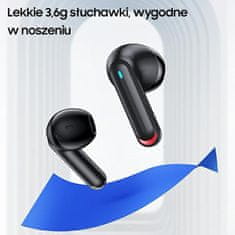 USAMS USAMS NX10 Series - slušalke Bluetooth 5.2 TWS + polnilno ohišje (črno)