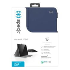 NEW Speck Balance Folio - ovitek za iPad 10,9" (2022) s prevleko MICROBAN, magnetom in stojalom (Arcadia Navy/Moody Grey)