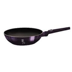 Berlingerhaus Ponev WOK s titanovo površino 28 cm Vijolična kolekcija Eclipse BH-6633