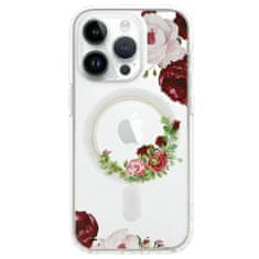 MG Flower MagSafe ovitek za iPhone 14, red flower