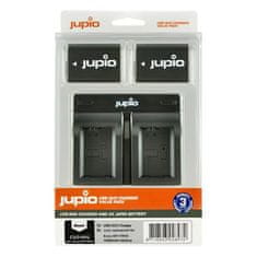 Jupio Komplet 2x baterije NP-FW50 - 1030 mAh + dvojni polnilec