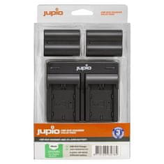 Jupio Komplet 2x baterije NP-W235 - 2300 mAh z dvojnim polnilnikom za Fuji