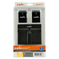 Jupio Komplet 2x EN-EL14(A) 1100mAh + dvojni polnilec USB