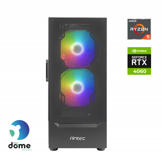 Anni Gamer Advanced namizni računalnik, R5-5500, 16GB, 1TB, RTX4060, DOS (ATPII-G8-7527)