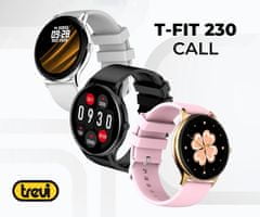 Trevi T-FIT 230 CALL pametna ura, BT, IP67, siva