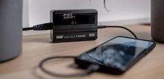 Newell GaN Tech T-Power napajalnik, 100 W, 2xUSB-A, 2xUSB-C