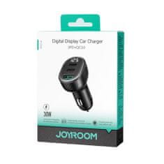 Joyroom JR-CCD04 avto polnilec USB / 2x USB-C 30W, črna