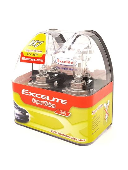 Excelite ŽARNICA H7 SUPER VISION +50% 12V 55W PX26d