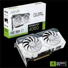 ASUS DUAL RTX4060 O8G WHITE 8GB/128-bitov GDDR6 HDMI 3xDP