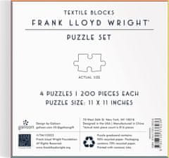 Galison Frank Lloyd Wright kvadratna sestavljanka: 4 x 200 kosov.